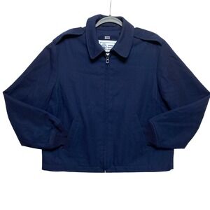 USAF‎ Air Force Defense Logistics Jacket Navy Blue Wings Collection 16R